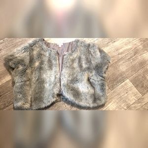 Elle Faux Fur Cropped Jacket